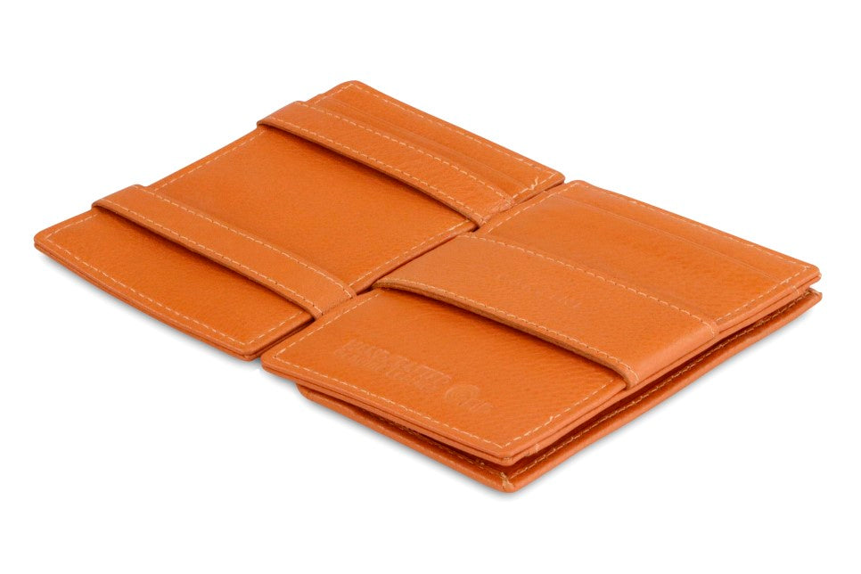 Porte-monnaie Magique RFID Cuir Pochette Carte Nappa - Garzini - Cognac - 3