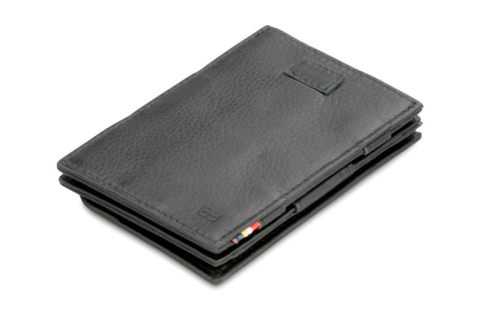 Porte-monnaie Magique RFID Cuir Pochette Carte Nappa - Garzini - Noir - 1