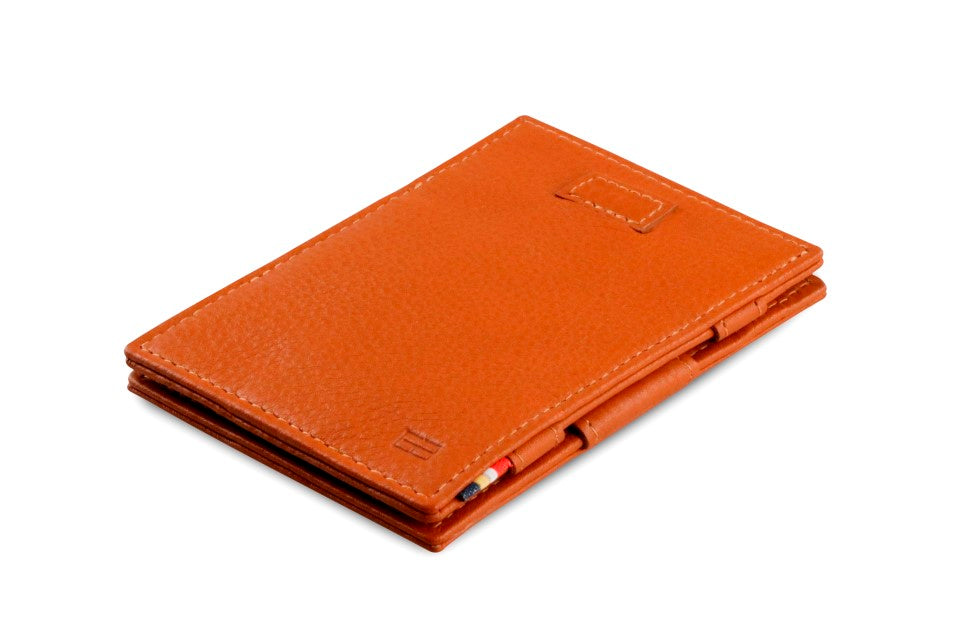 Portefeuille Magique RFID Cuir Pochettes Cartes Nappa - Garzini - Cognac - 1